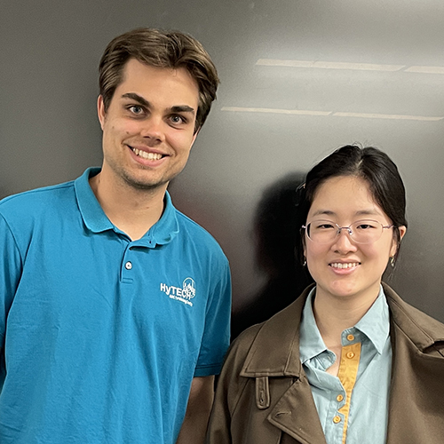 Hytech students Tobias Hulleman and Lily Pan