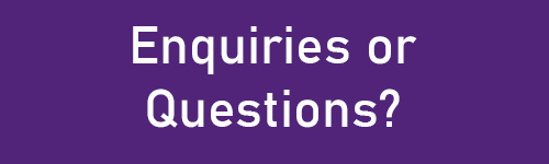 enquiries or questions?